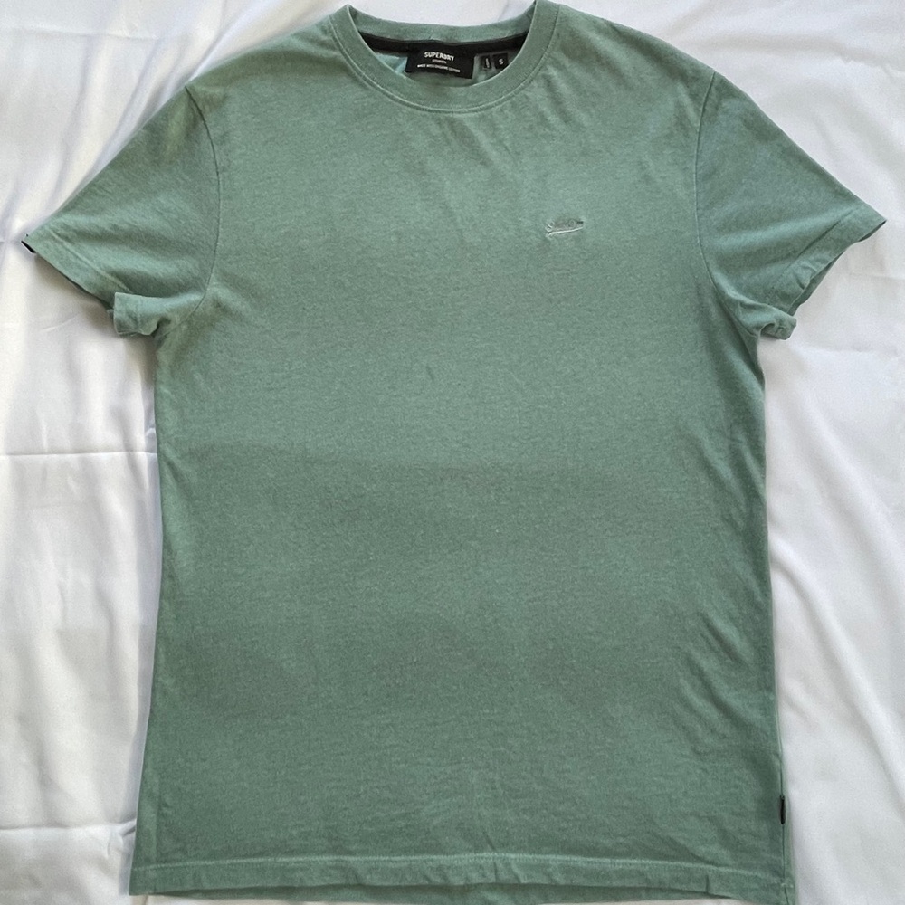 Superdry Organic Green Short Sleeve Tee